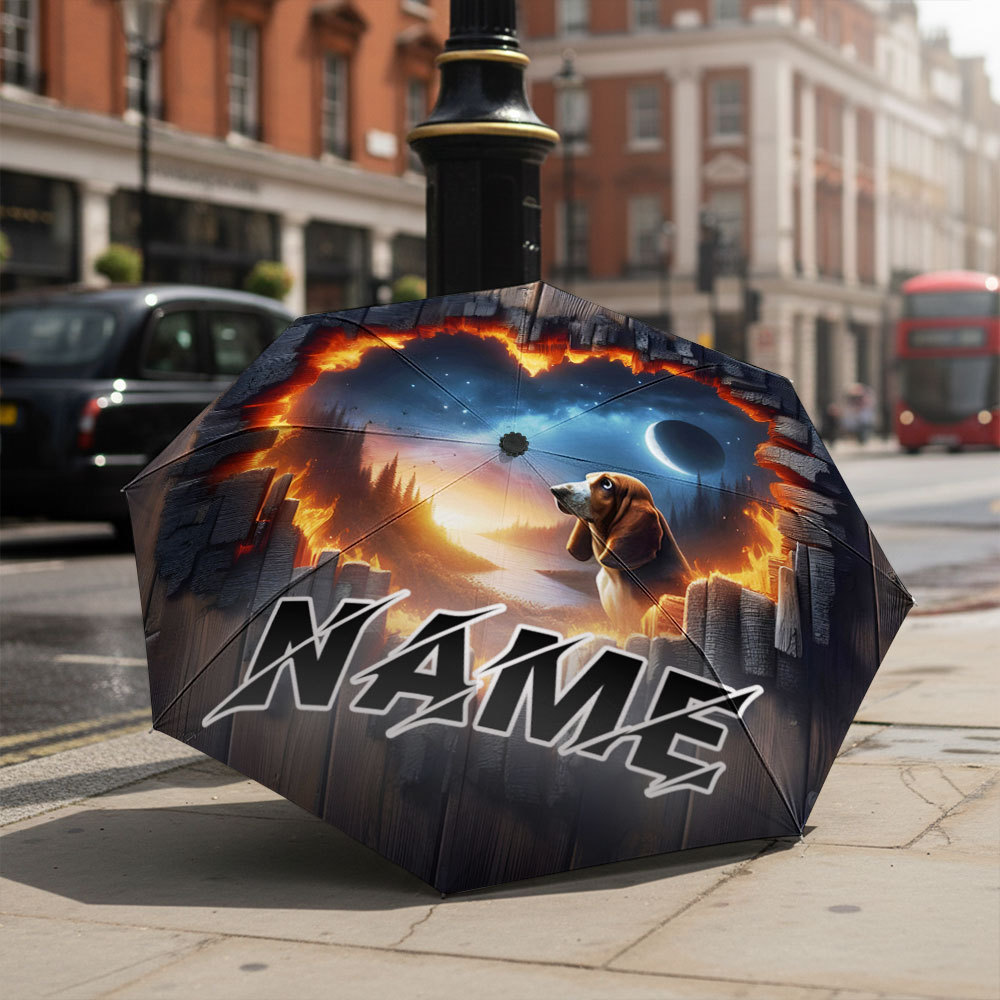 Custom Night Sky - Custom Name umbrella, 