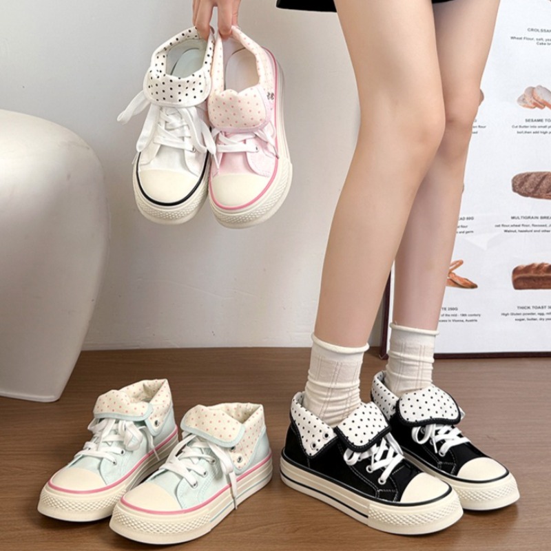 New High Help Canvas Shoes Dot - Vans Shoes Old Skool recension och pris
