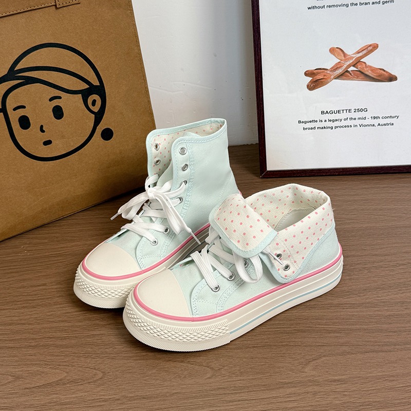 New High Help Canvas Shoes Dot - Vans Shoes Old Skool recension och pris